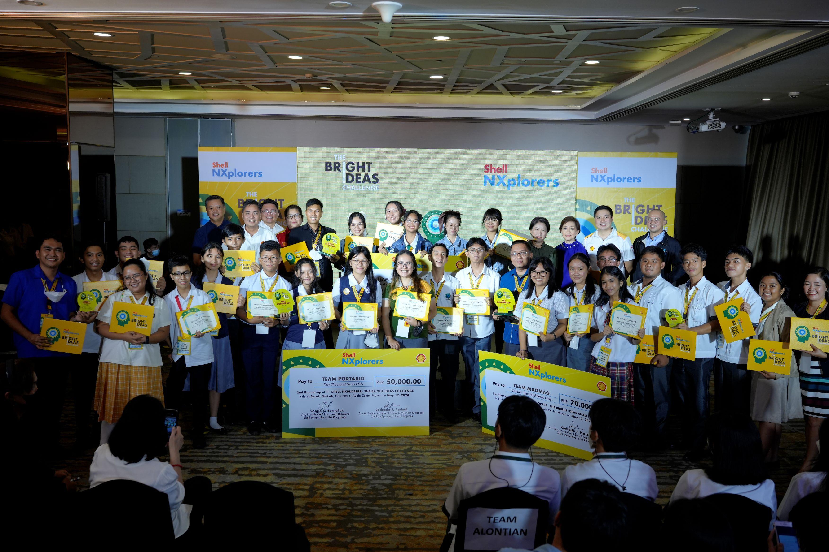 FarmHer Innovators, a Palawan student team, won the grand prize at the Shell NXplorers event in the Philippines